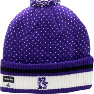 Northwestern Wildcats Ladies Pom Knit Beanie